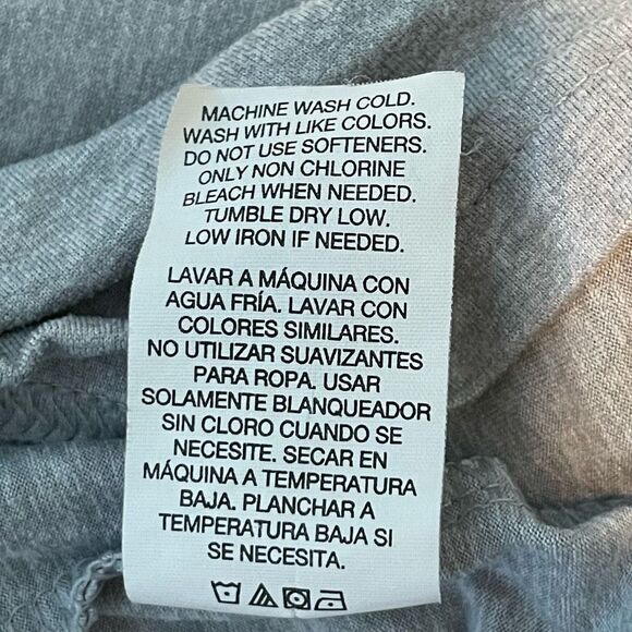 Russell Athletics Dri-Power 1/4 Zip Pullover Shirt Light Gray Lightweight Long S - Picture 5 of 5